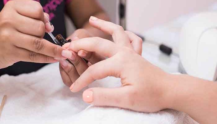 Stages of a professional manicure